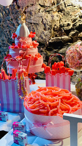 Candy bar comunión con globos