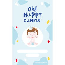 Cargar imagen en el visor de la galería, Recordatorio Oh!happycumple baby boy