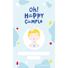 Cargar imagen en el visor de la galería, Recordatorio Oh!happycumple baby boy