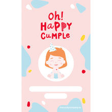 Cargar imagen en el visor de la galería, Recordatorio Oh!happycumple baby girl
